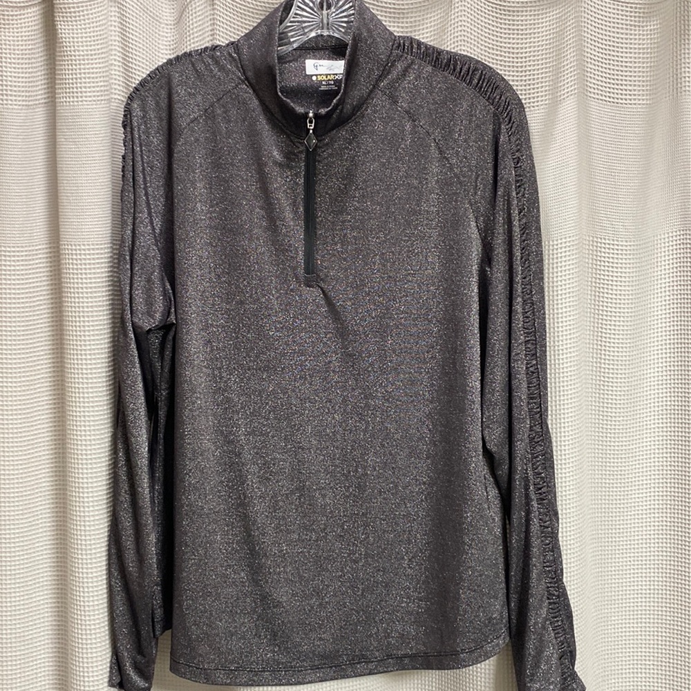Greg Norman Collection Black Long Sleeve Top